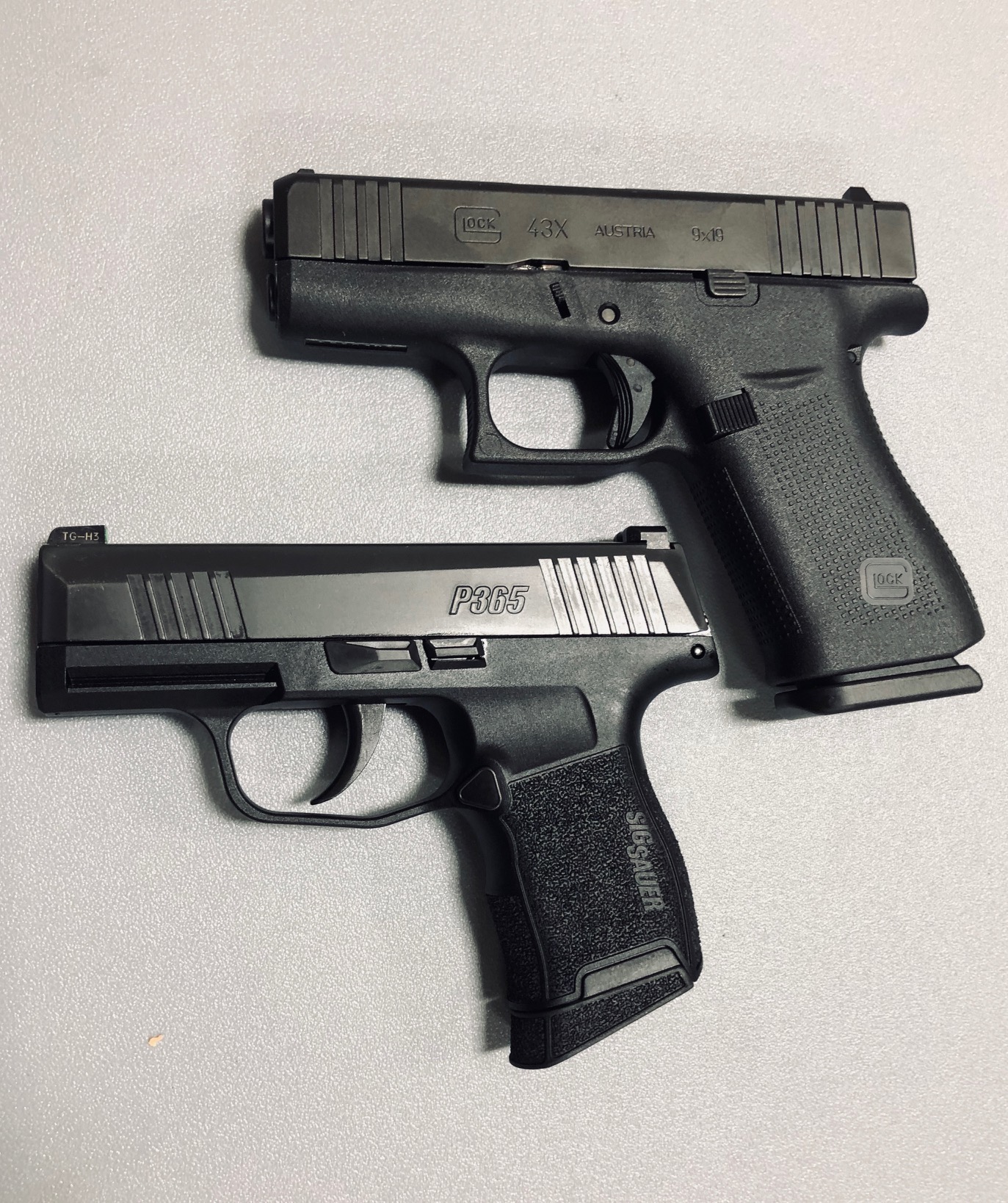 p365 vs glock 43x