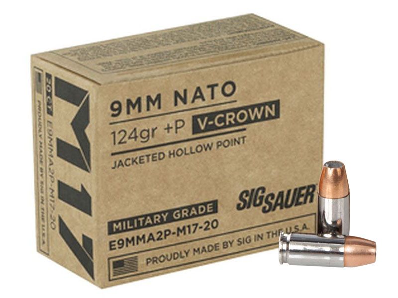 【M17】HYSFORM② Sig Sauer M17 Military Grade 9mm 124 Grain 20 Round Box - Gunbuyer