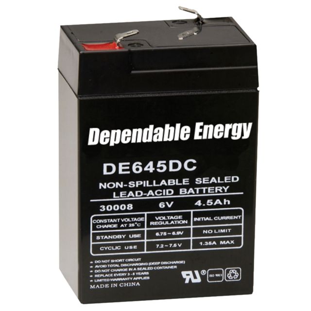 AHUNTR DE-30052 6VOLT REC BAT TAB TOP