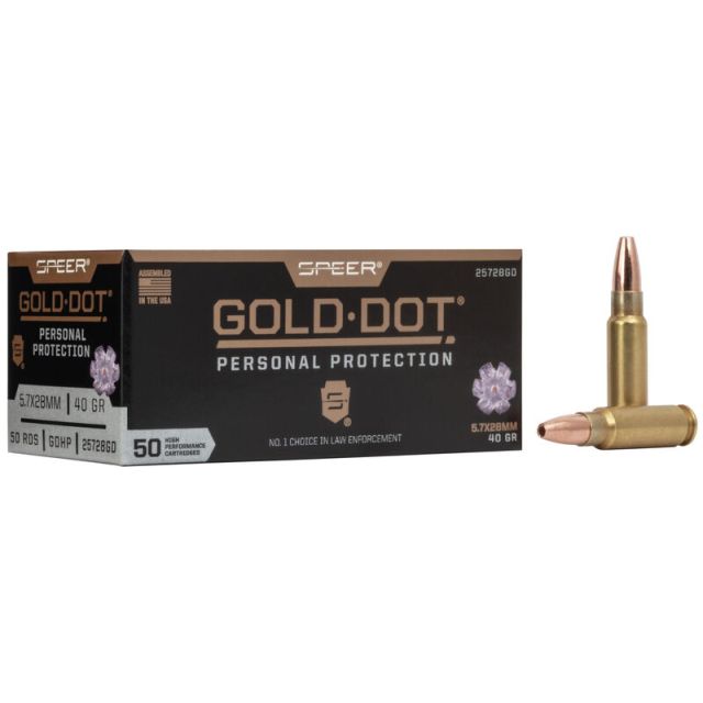 Speer Gold Dot Personal Protection 5.7x28mm 40Gr GDHP 50Rd