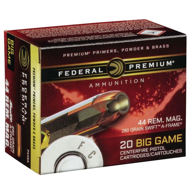 Federal Premium 44RemMag 280 Grain 20 Round Box
