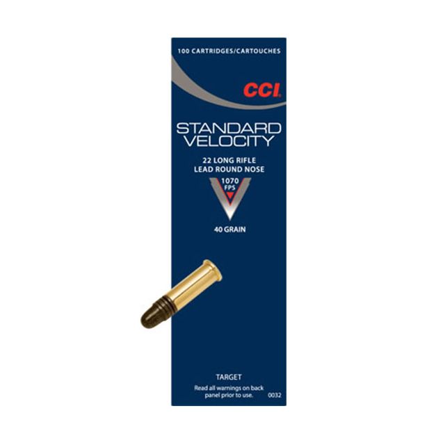 CCI 0032 22 LR STD VELOCITY 100/50