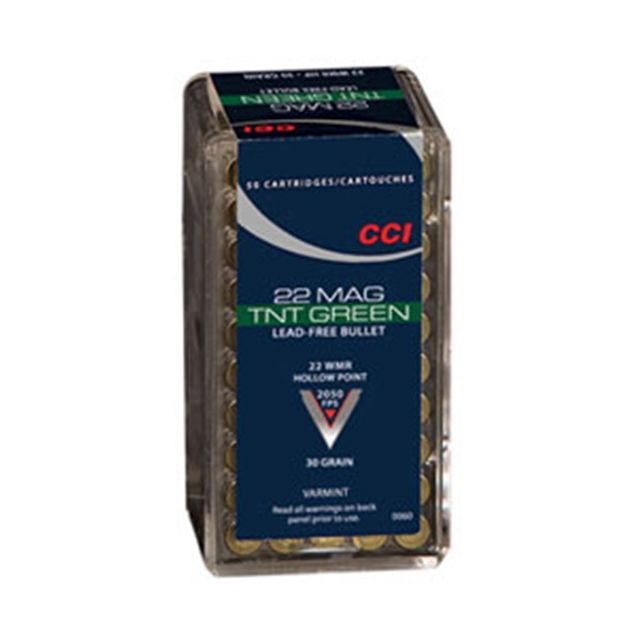 CCI 22MAG TNT GREEN TIP 30GR 50/40