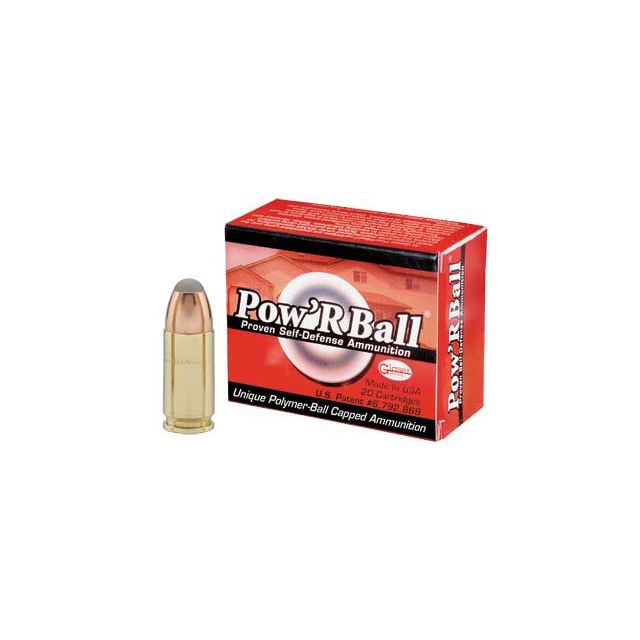 CORBON POW'RBALL 9MM+P 100GR 20/500