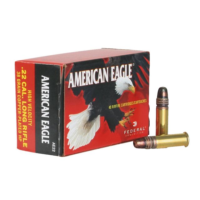 FEDERAL AMERICAN EAGLE HIGH VELOCITY 22LR 38GR CPHP 40 RD AE22