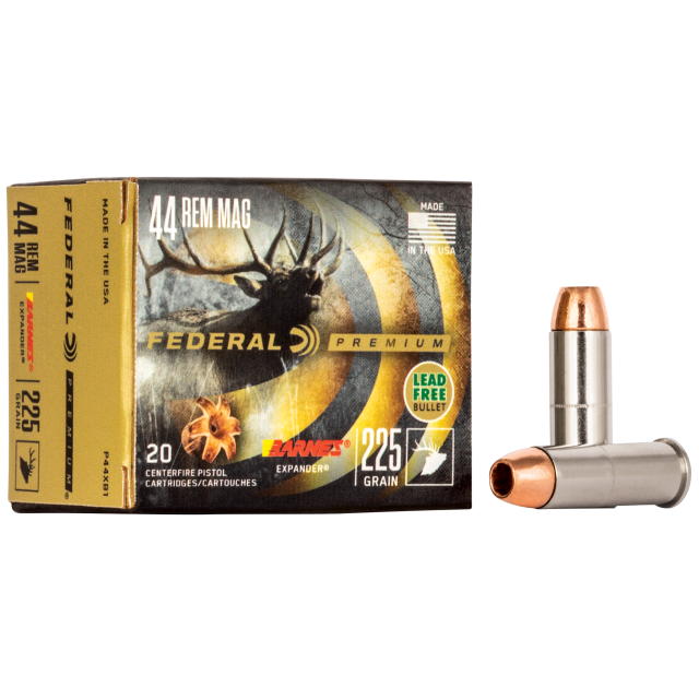 Federal Barnes Expander 44 Rem Mag Hollow Point 225gr 20rd