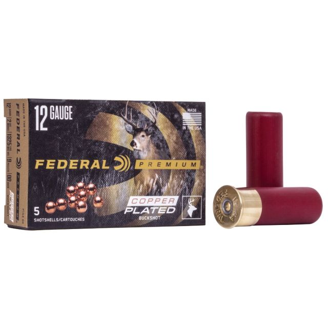 Federal Vital Shok 12 Gauge #00 Buck 5 Round Box