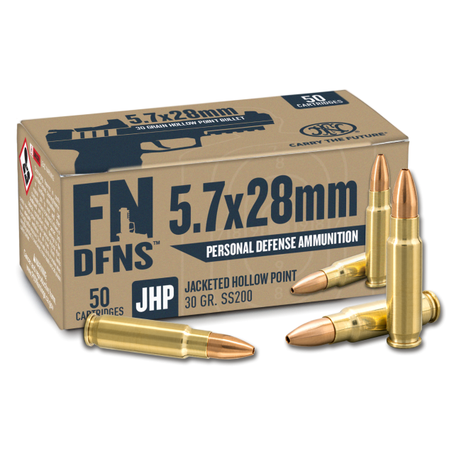 FN Personal Defense JHP 5.7x28mm 30 Grain 50 Round Box