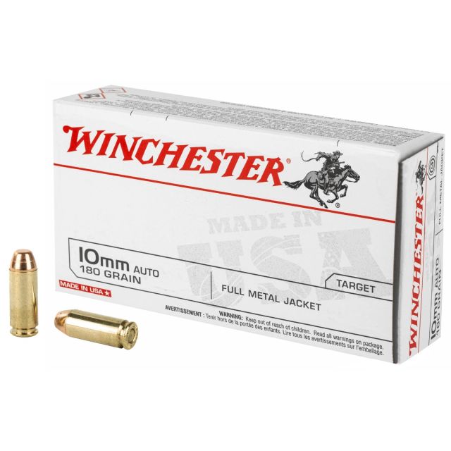 Winchester USA White Box 10mm 180 Grain 50 Rounds