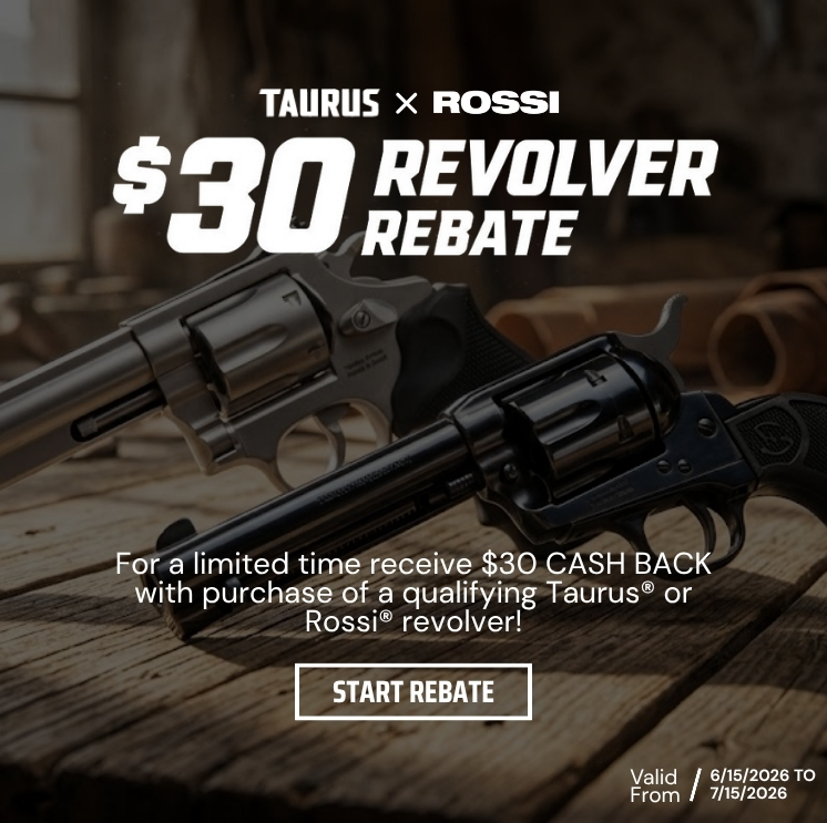 Taurus Rossi Rebate 2026