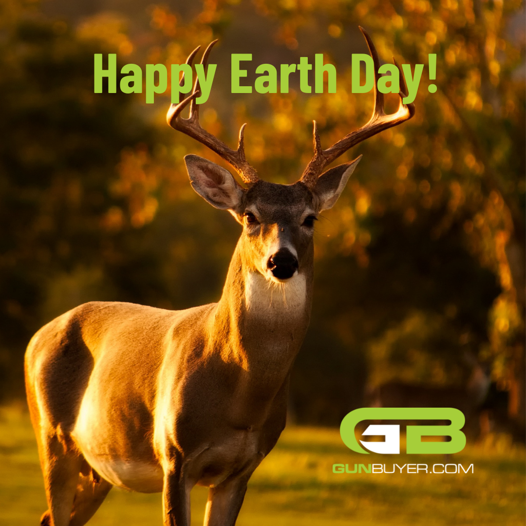 Happy Earth Day From Gunbuyer. Picture of Deer.